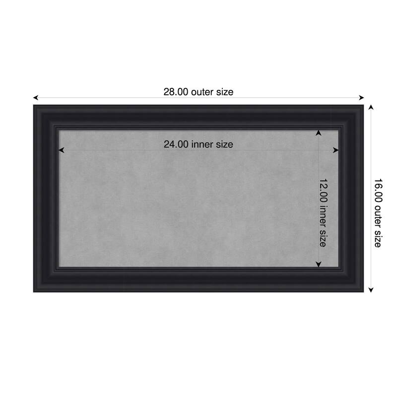 Amanti Art Dalat Black Framed - 28 x 16 in - Dalat Black