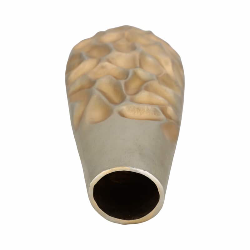 Metal Cartwright Hammered Textured Vase - Bronze, 19 in.