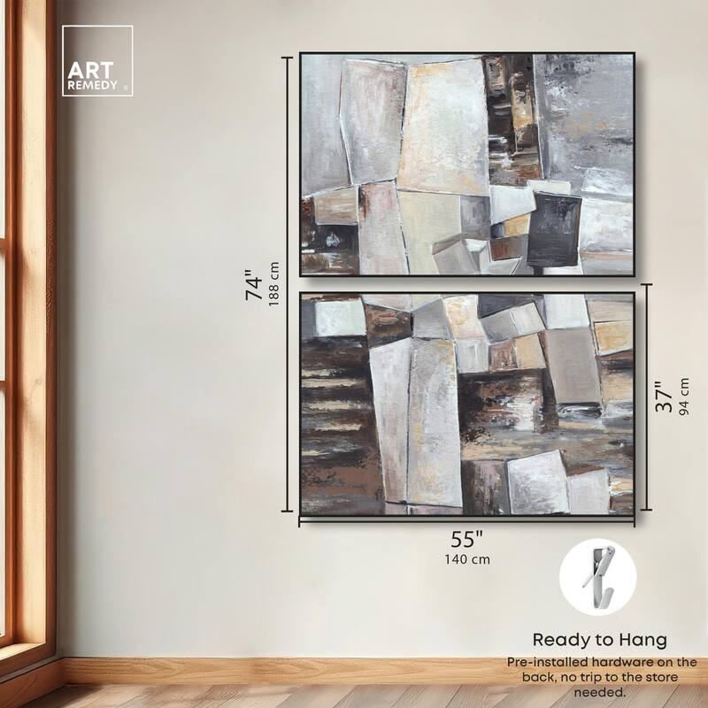 Inside the Future Canvas Set of 2 by Art Remedy