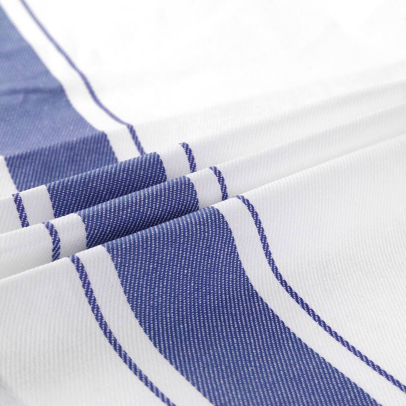Dish Towel, Absorbent Linen Kitchen Towels, for Hotels, Tea Towels Set - Blue