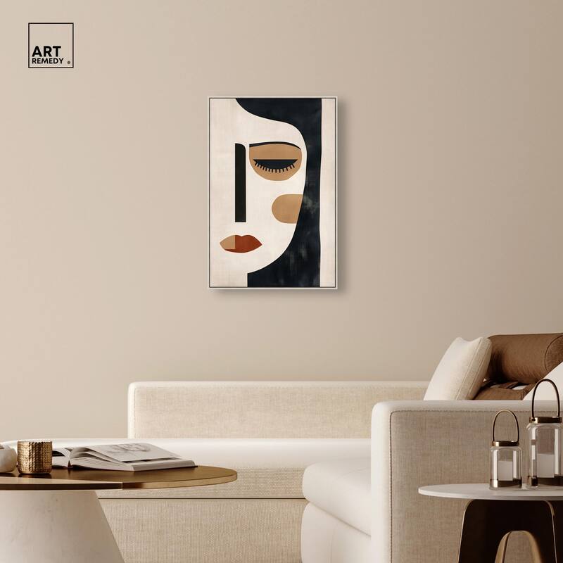 Face Moderne II Canvas by Art Remedy