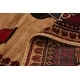 preview thumbnail 8 of 7, ECARPETGALLERY Hand-knotted Rare War Tan Wool Rug - 6'10 x 9'8