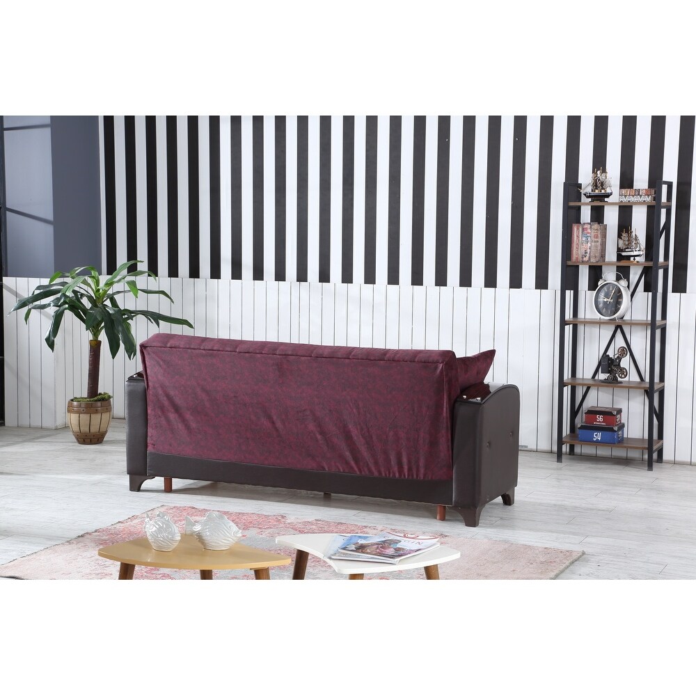Burgundy sleeper sofa deals
