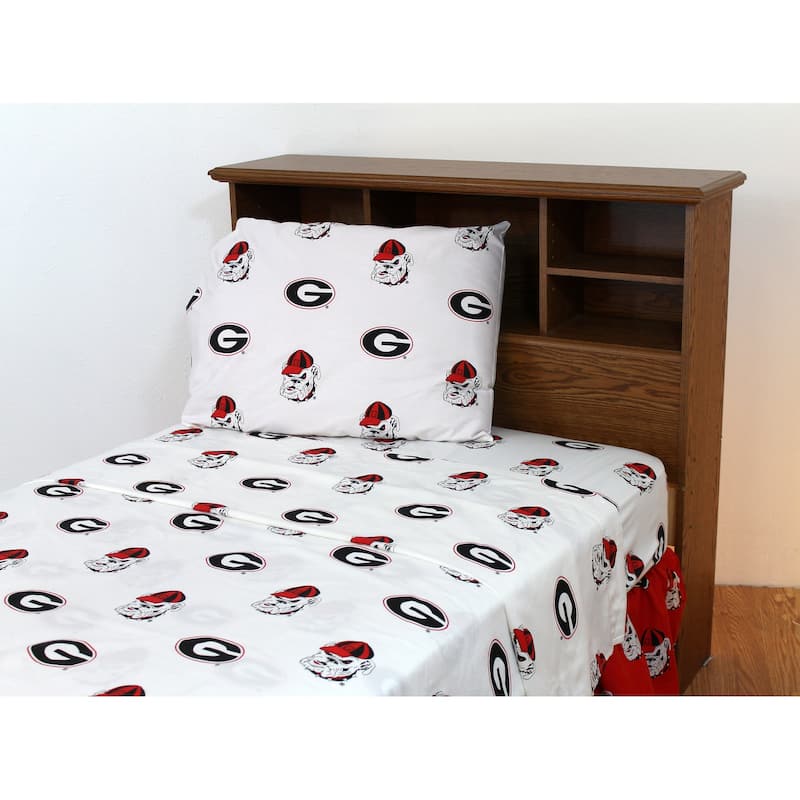 Georgia Bulldogs Bed Sheet Set