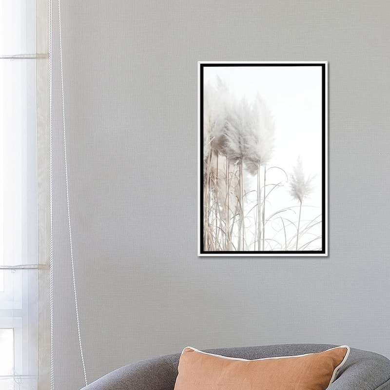 iCanvas "Pampas Grass II" by Magda Izzard Framed Canvas Print