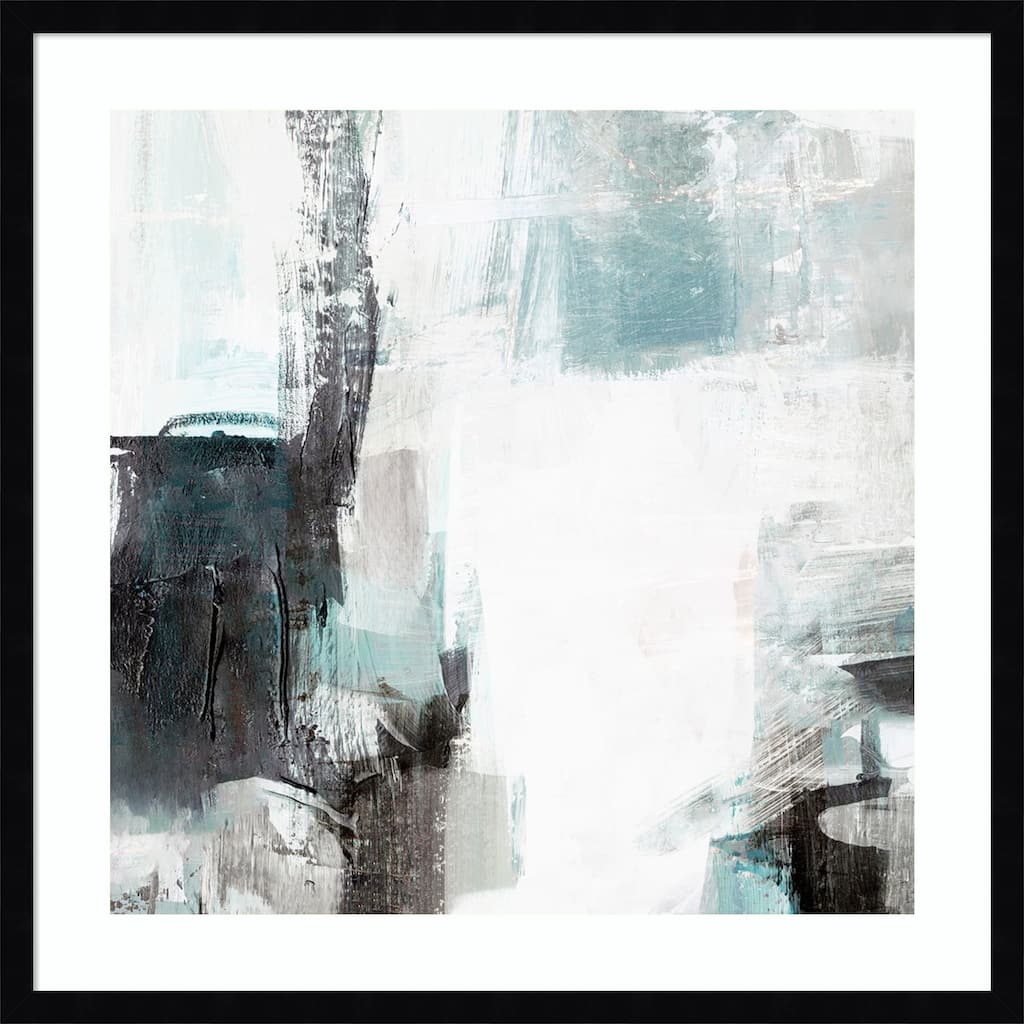 Misty Reflections on Still Water No. 2 by Hannah Dawson Wood Framed Wall Art Print