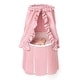 preview thumbnail 10 of 25, Empress Round Baby Bassinet with Canopy Pink/White