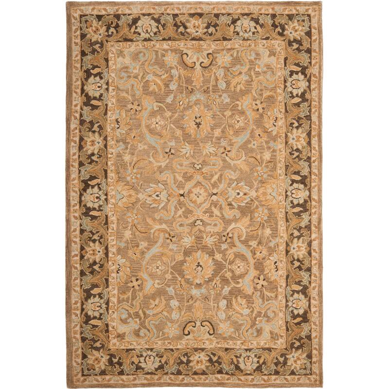 SAFAVIEH Handmade Anatolia Nuala Traditional Oriental Hand-spun Wool Rug