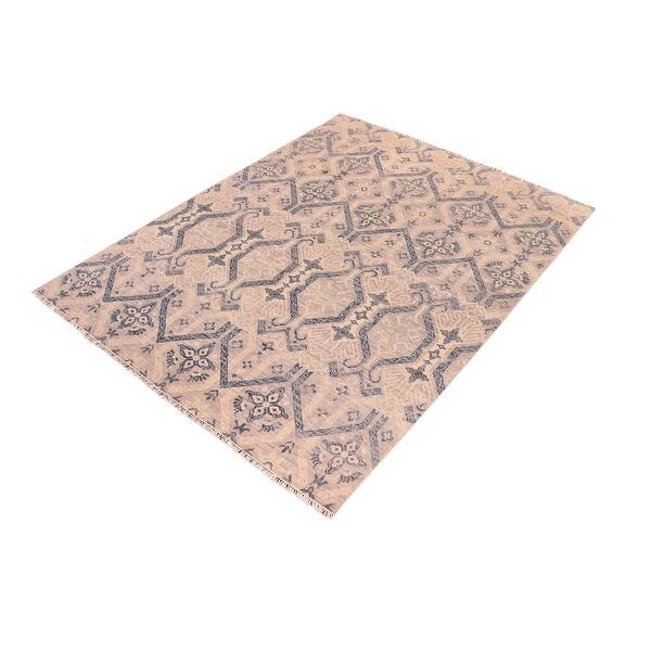 Fine Oushak Modern Jerlene Gray Blue Wool Rug 7 9 X 10 4 7 Ft 9 In X 10 Ft 4 In On Sale Overstock 27031506