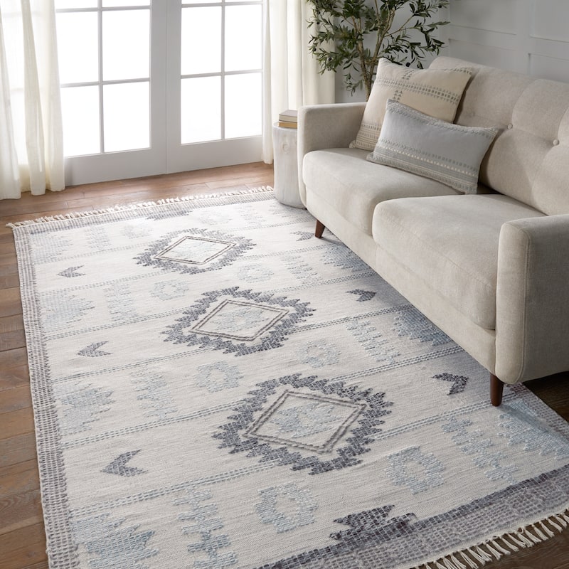 Tazia Handwoven Indoor/Outdoor Tribal Area Rug