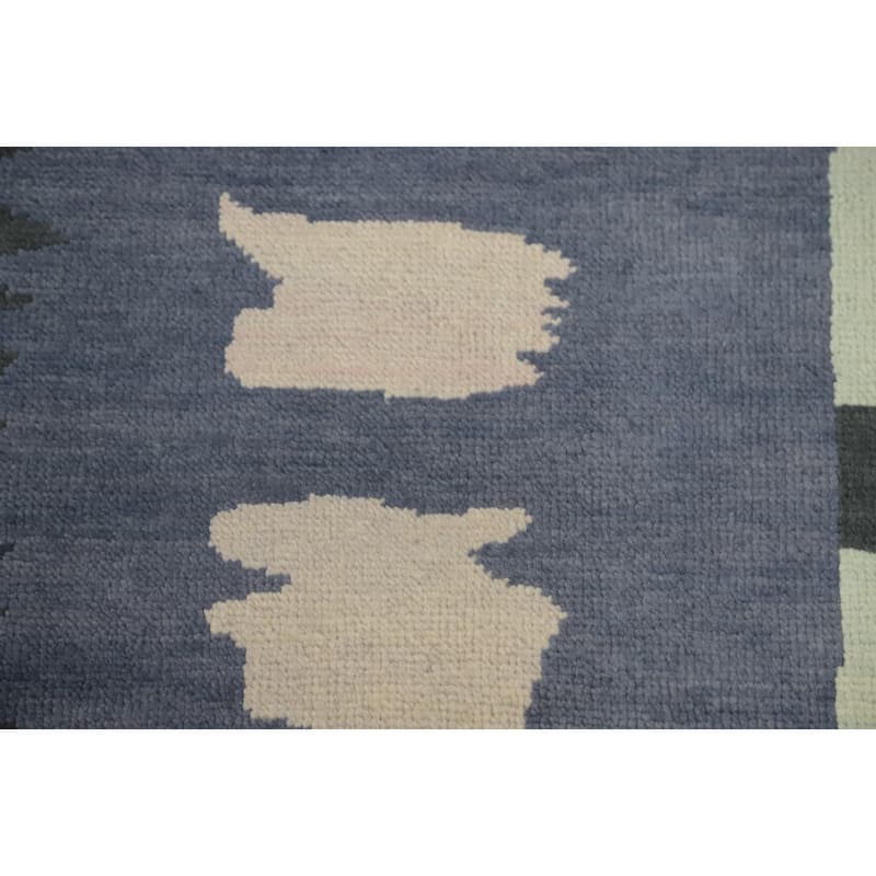 Vegetable Dye Wool Gabbeh Turkish Large Rug Handmade Wool Carpet - 14' 2'' X 10' 7''
