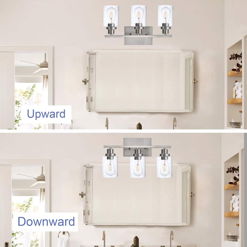 Modern Bathroom Lights Fixture 3-Lights Vanity Lighting