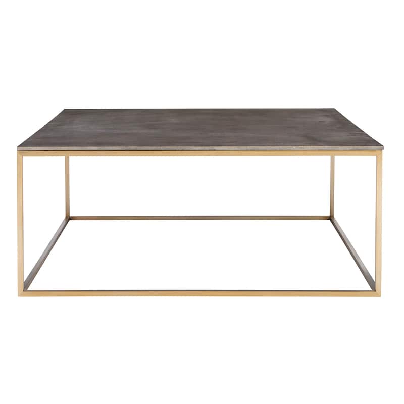 Uttermost Trebon 38" Long Faux Shagreen Stingray Overlay Wrapped Top