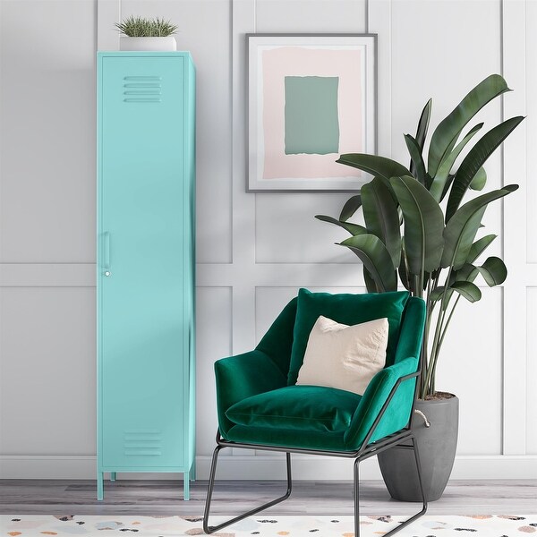 Novogratz Cache Single Metal Locker Storage Cabinet. Opens flyout.