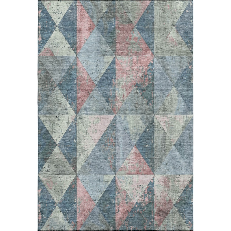 Premium Washable Super Soft Diamond Mosaic Mayfield Rug