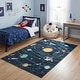 preview thumbnail 1 of 3, MDA Rugs Kids Collection Interstellar Adventure Space Themed Area Rug