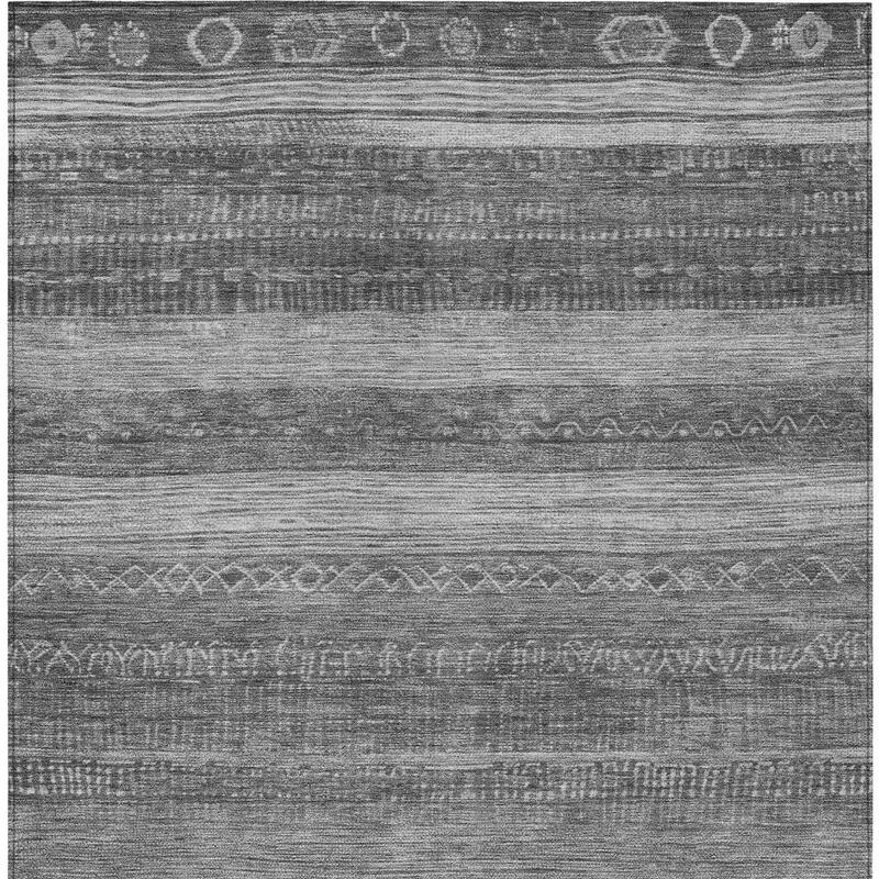 HomeRoots Aztec Transitional Rectangle Outdoor Rug