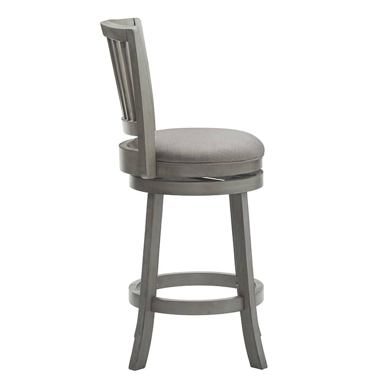 Menas Slat Black Swivel Chair by iNSPIRE Q Classic