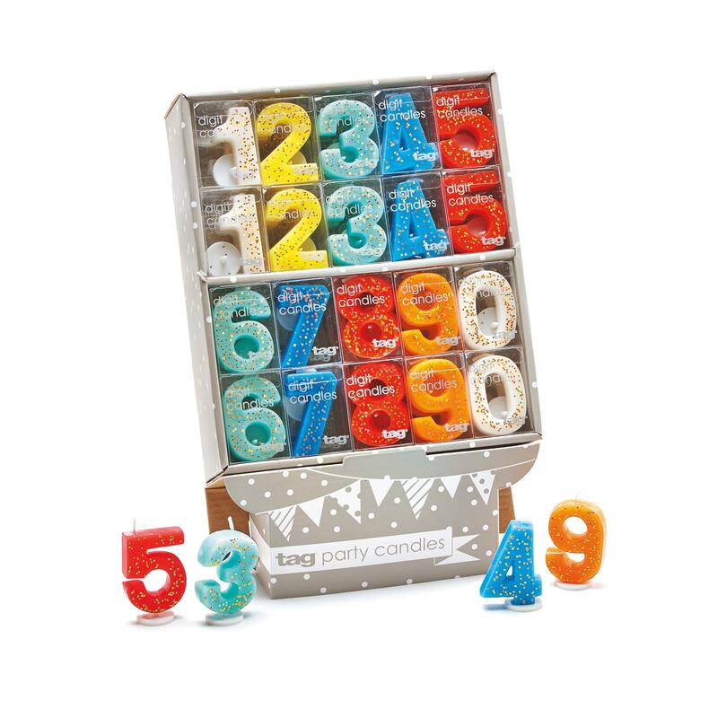 Number 0 Birthday Candle - White Wax Pillar Candle for Cake, 2" H x 1.5" L x 0.5" W, 0.07 hrs Burn Time