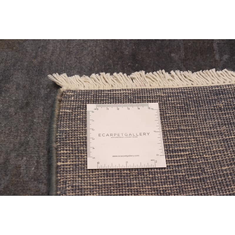 ECARPETGALLERY Hand-knotted Vibrance Grey Wool Rug - 8'10 x 11'10