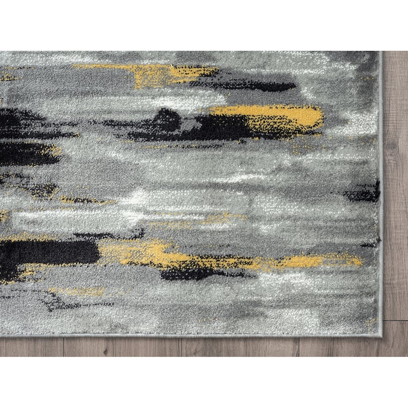 Abani Porto Contemporary Abstract Area Rug