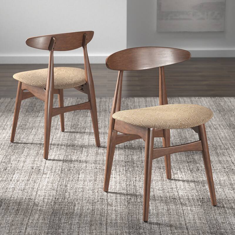 Norwegian Danish Tapered Dining Chairs (Set of 2) by iNSPIRE Q Modern