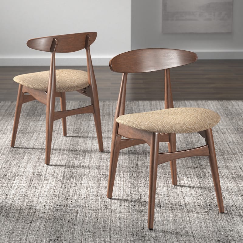 Norwegian Danish Tapered Dining Chairs (Set of 2) by iNSPIRE Q Modern