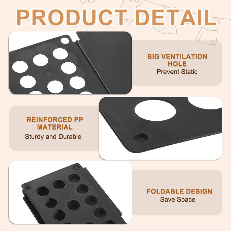 T-Shirt Clothes Folder Folding Board Foldable, 18.9 x 15.7Inch - 18.9 x 15.7 inch