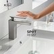 preview thumbnail 17 of 25, Lead Free Solid Brass Single Handle Bathroom Vanity Sink Faucet with Water Hose
