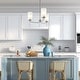 preview thumbnail 18 of 24, LNC Celes Modern 3-Light Wheel Chandelier with Forsted Glass Shade