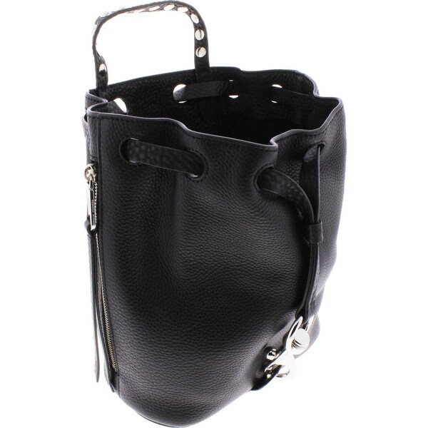black drawstring backpack women's