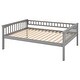preview thumbnail 20 of 18, Full over Full Bunk Bed with Drawers and Fence-Shaped Guardrails