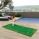 preview thumbnail 1 of 18, Green Golf Putting, Golf Training Mat with High-quality Turf, 3 Holes, 3 Flags and Cups for Indoor & Outdoor