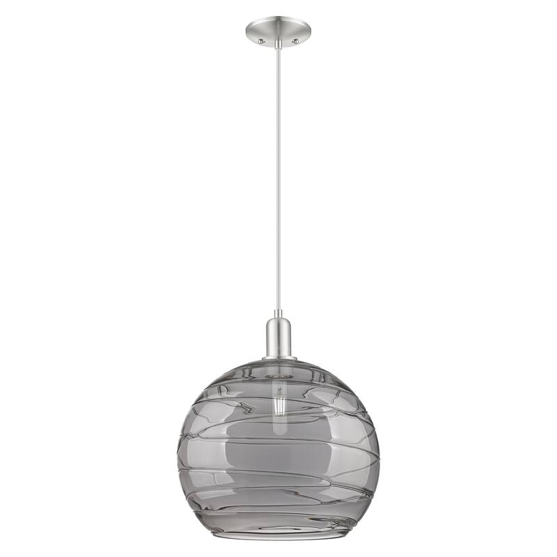 Innovations Lighting Endless Possibilities Arcadia - Athens Deco Swirl - 1 Light 14" Cord Hung Mini Pendant