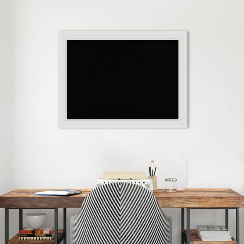 Flair Framed Black Corkboard Bulletin Board