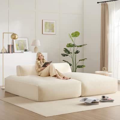 90 Inch Oversized Modular Sectional Sofa
