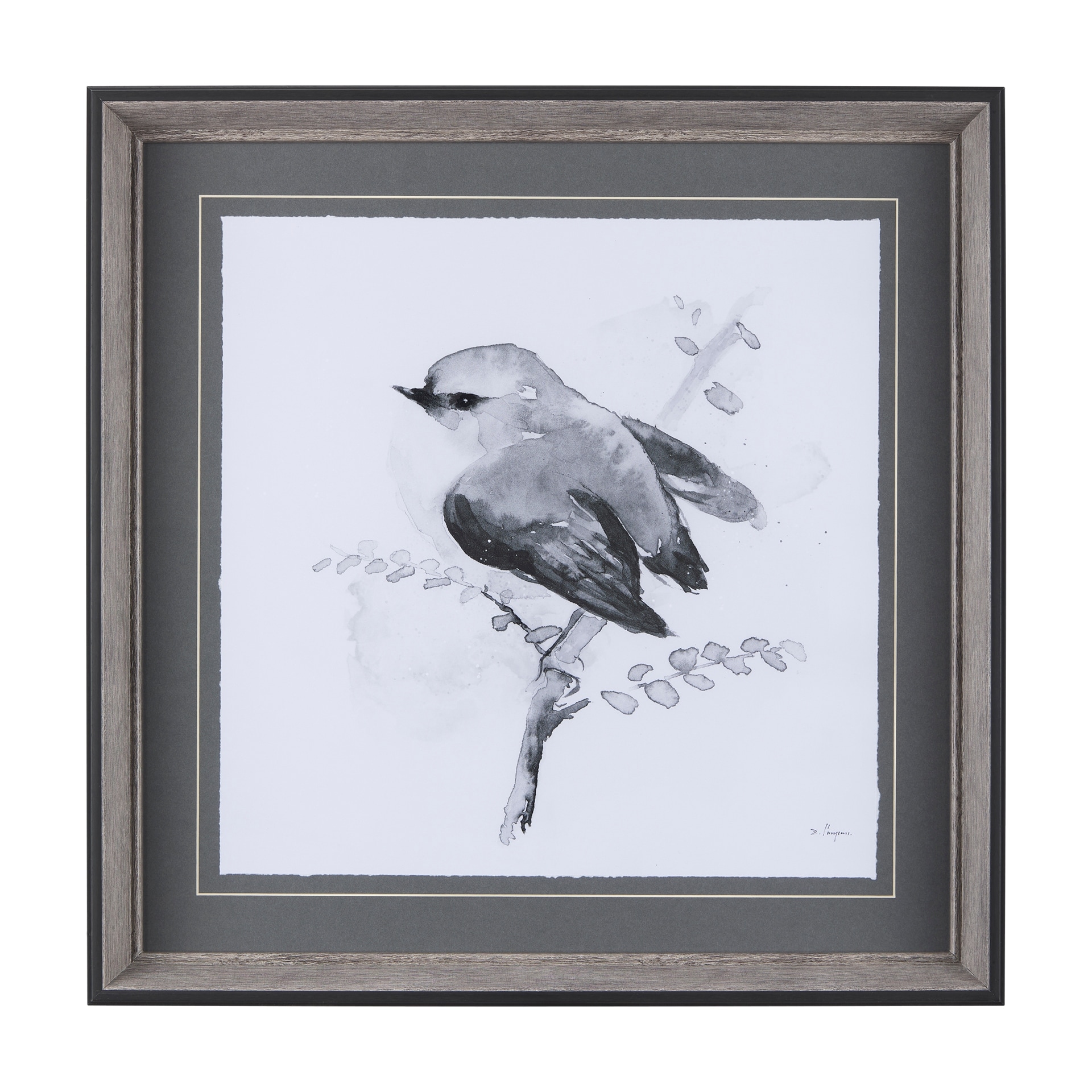 Rifleman BW II by Mercana Studio a Hand Embellished Textured Framed Art Print Matted under Glass
