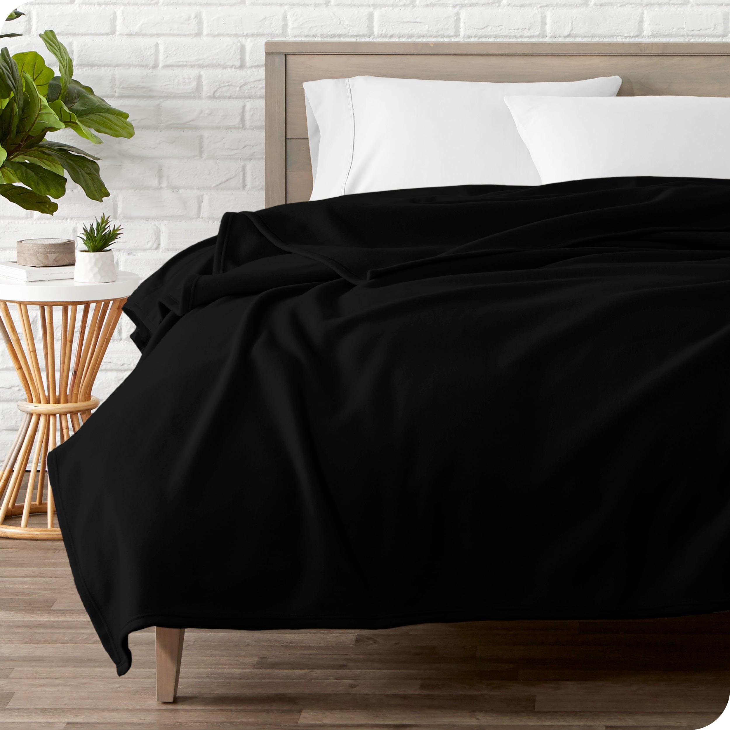 Bare Home | Complete Bedding Set Queen / Heather Black