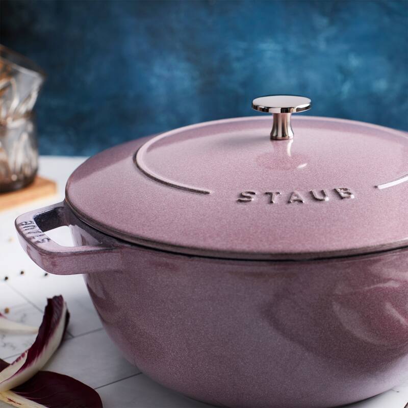 Staub Cast Iron Essential French Oven, Dutch Oven, 5-quart, serves 5-6, Made in France - 5-qt