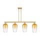 Option Brushed Brass / Amber