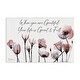 preview thumbnail 1 of 8, Stupell Grateful Faith Floral Canvas Wall Art Design By Albert Koetsier 24 x 16