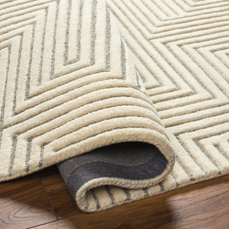 Dialla Handmade Modern Wool Rug