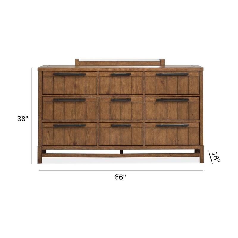 Magnussen Home Conway Honey Wheat Drawer Dresser