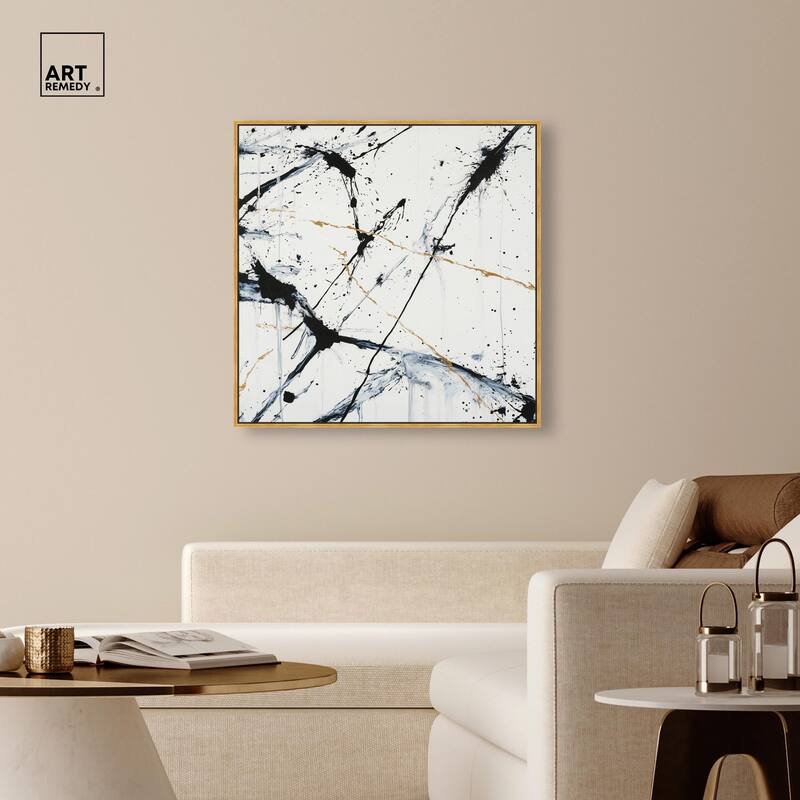 Splintered Impact I Canvas by Art Remedy