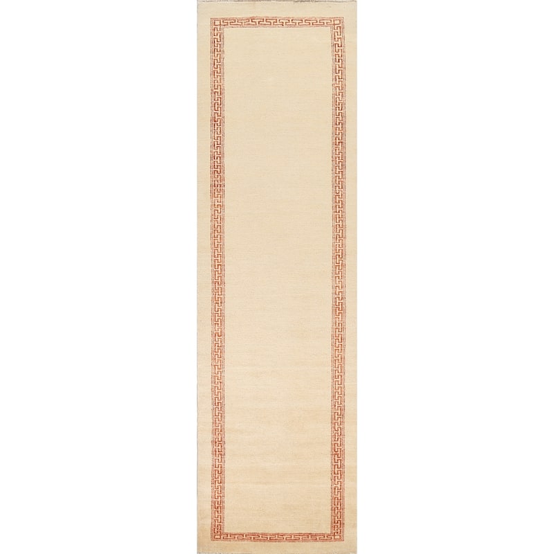 Gabbeh Kashkoli Oriental Staircase Runner Rug Wool Hand-knotted Carpet - 2'7" x 10'6"