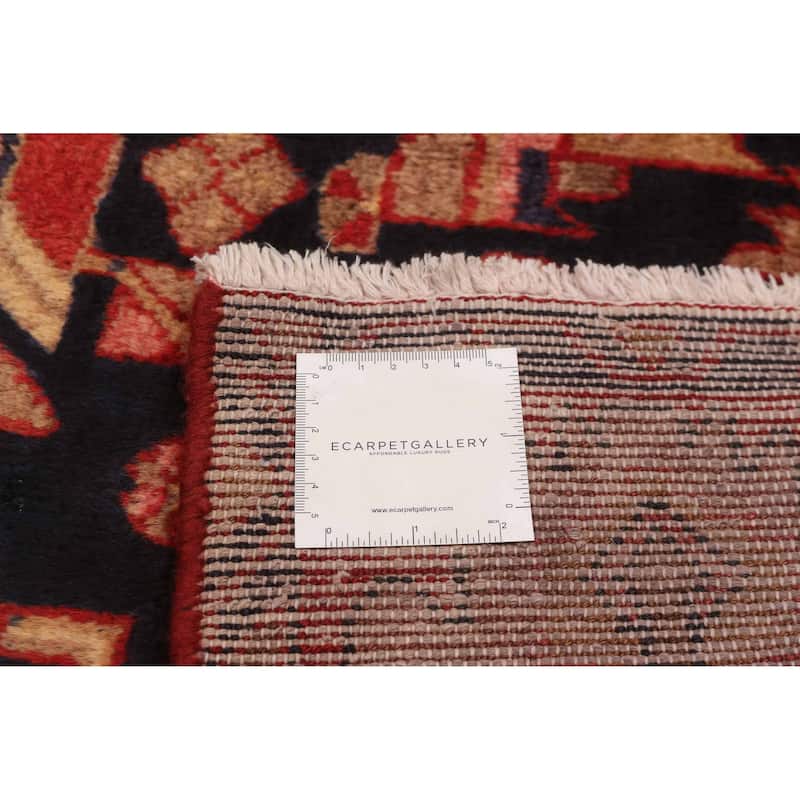 Andelz Navy, Red Rug 4'5" x 6'8" - 4'5 x 6'8
