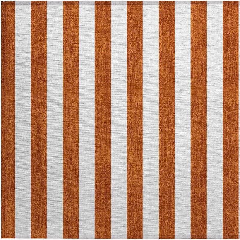 Elri Stripe Weather Resistant Blended Style Outdoor Rug