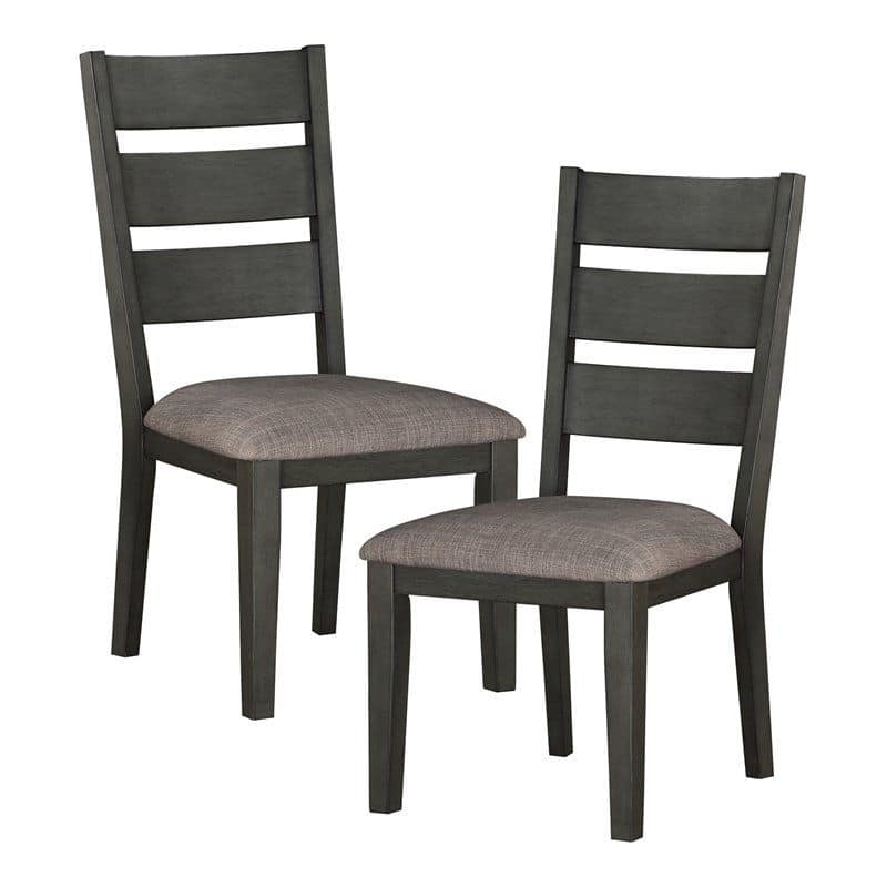 2PCS Side Chairs Set,Wood Frame Padded Seat Dining Chair