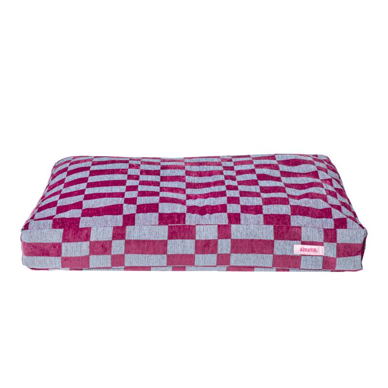 Mabel Designer Modern Ultra Soft Reversible Plush Rectangular Pet Bed with Washable Cover