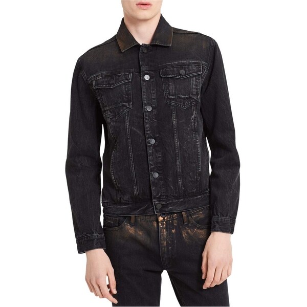 mens calvin klein jean jacket